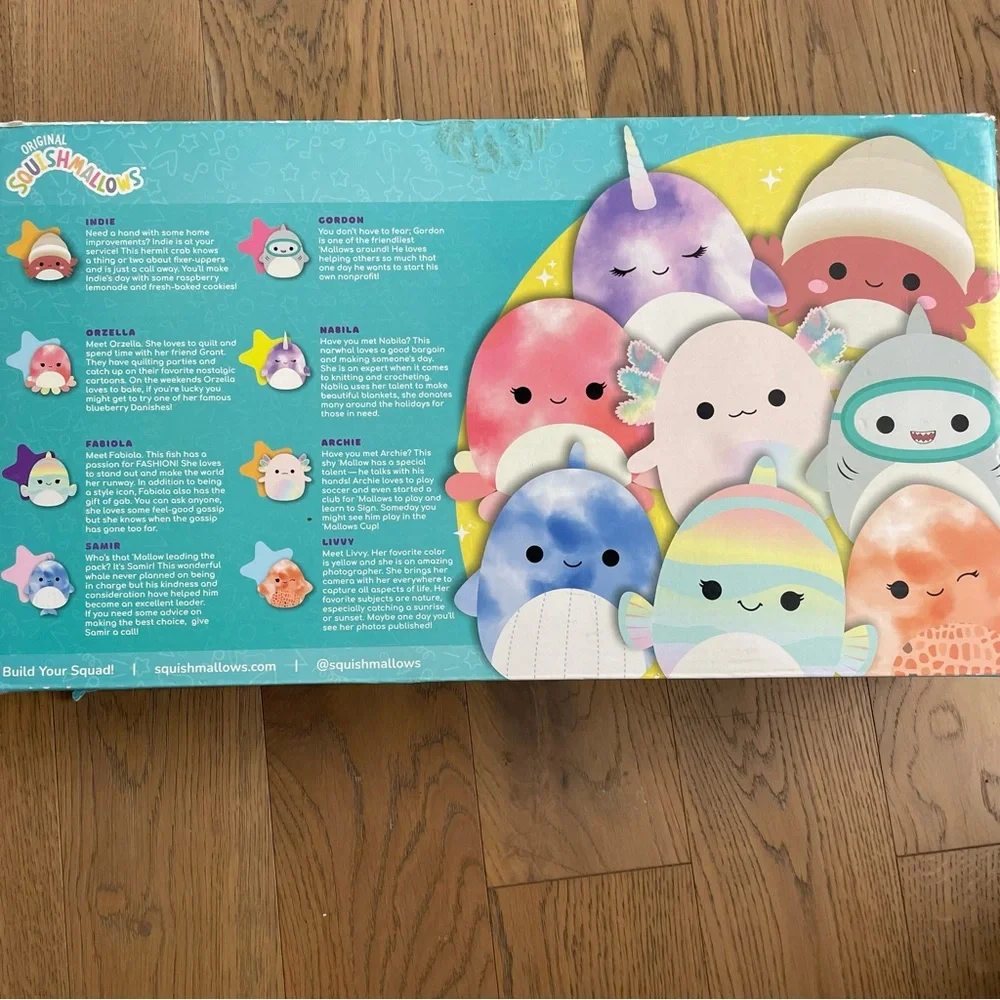 Squishmallows  5” Sealife Squad Plush Toy Set - Picture 4 of 4